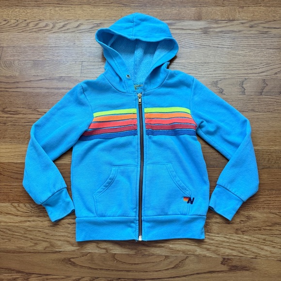 Aviator Nation Other - Kids Aviator Nation 5 stripe zip hoodie 4